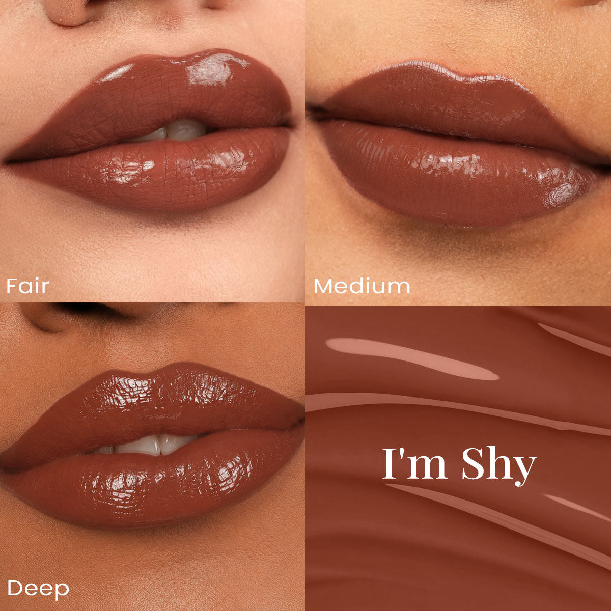 Staze Gloss Lock 2-in-1 Liquid Lipstick + Clear Gloss | 04 Im Shy (8.2ml)