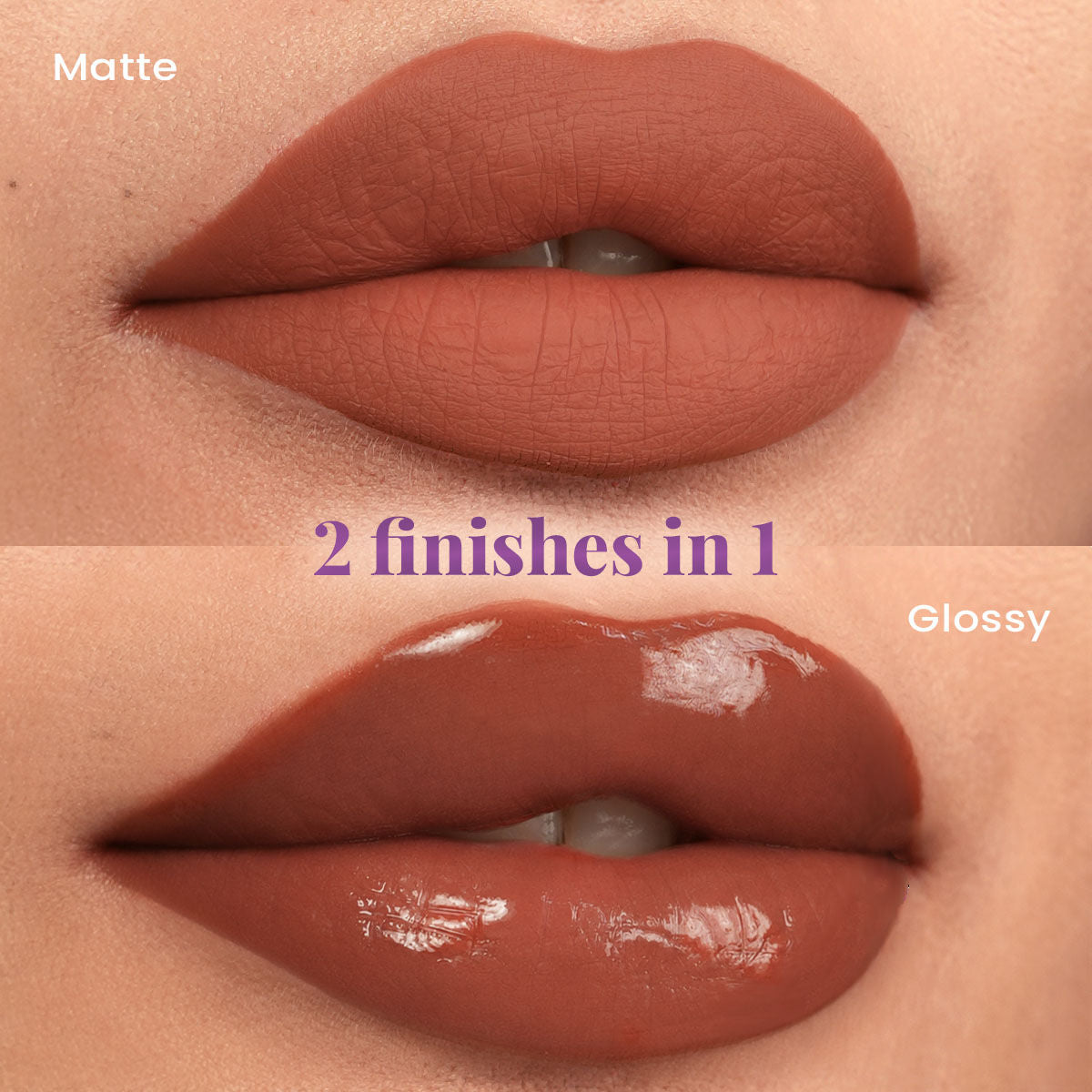 Staze Gloss Lock 2-in-1 Liquid Lipstick + Clear Gloss | 04 Im Shy (8.2ml)