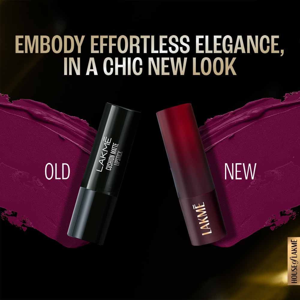 Lakme Forever Matte Lipstick, Made With French Rose Oil Extracts , Purple Diamond