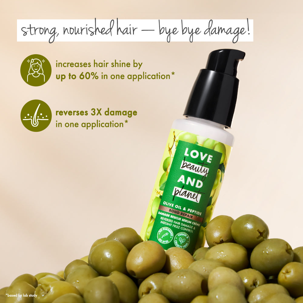 Love Beauty & Planet Olive oil & Peptide Bond Repair Damage Rescue Serum Crème
