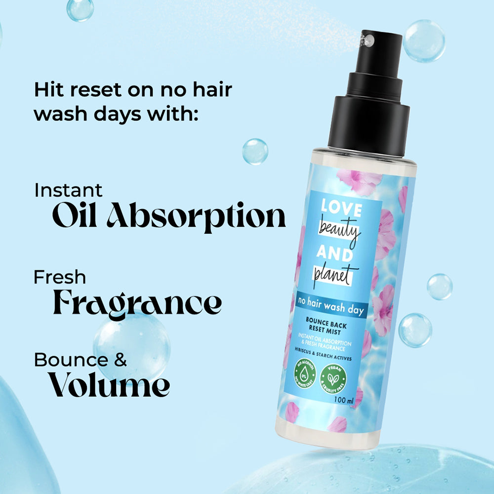 Love Beauty & Planet Reset Mist - No Alcohol Dry Shampoo 30 ml