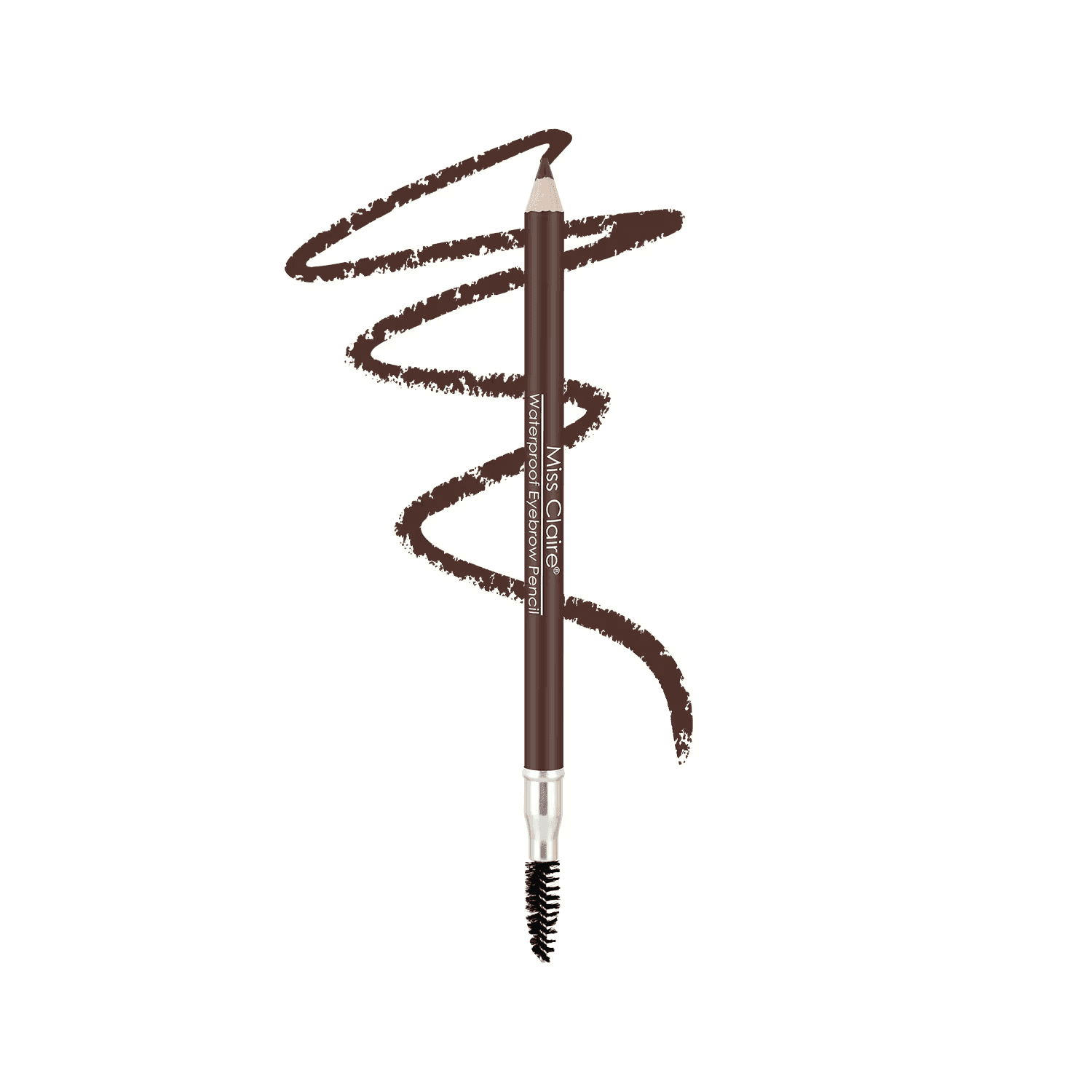 Miss Claire - Waterproof Eyebrow Pencil With Mascara Brush (1.4g)