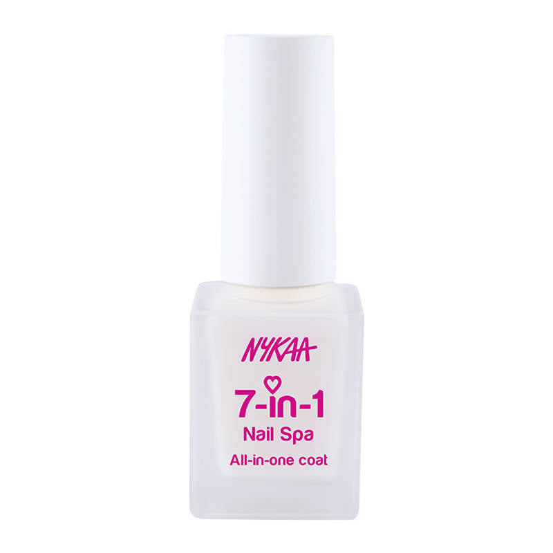 Nykaa Cosmetics Nail Care Kit -7-in-1 Nail Spa + Double Duty 2-in-1 - Top & Base Coat