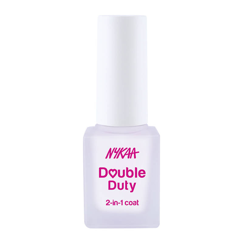 Nykaa Cosmetics Nail Care Kit -7-in-1 Nail Spa + Double Duty 2-in-1 - Top & Base Coat