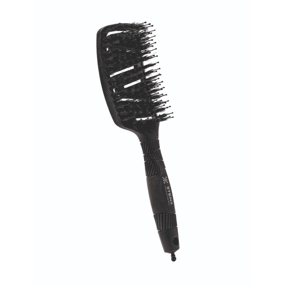 3TENX Ecoflex Pro Detangling Hair Brush for All Hair Types - Black