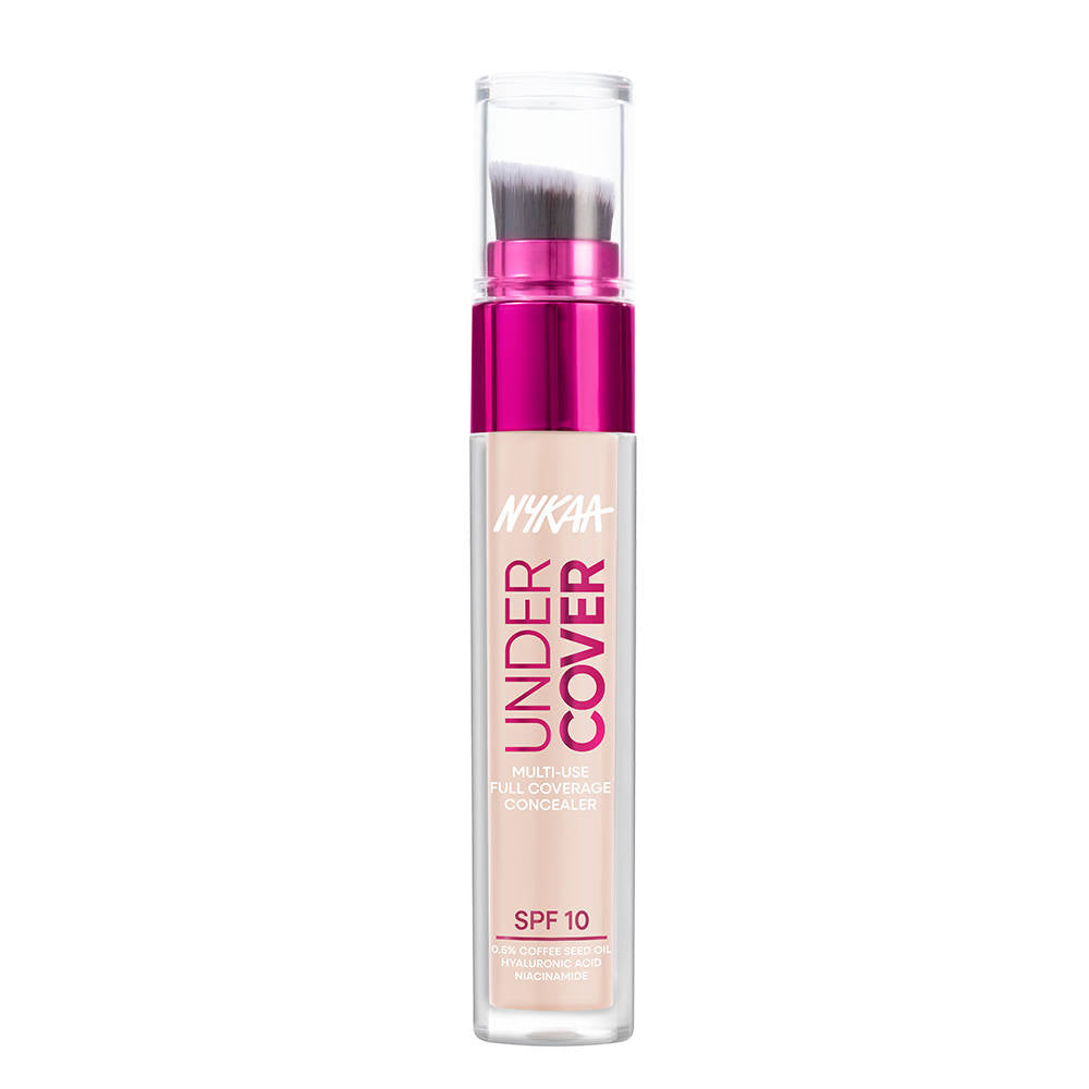 Nykaa Undercover Multi-Use Full Coverage Concealer With Hyaluronic Acid & Niacinamide