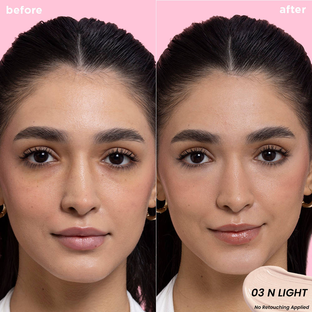 Nykaa Undercover Multi-Use Full Coverage Concealer With Hyaluronic Acid & Niacinamide