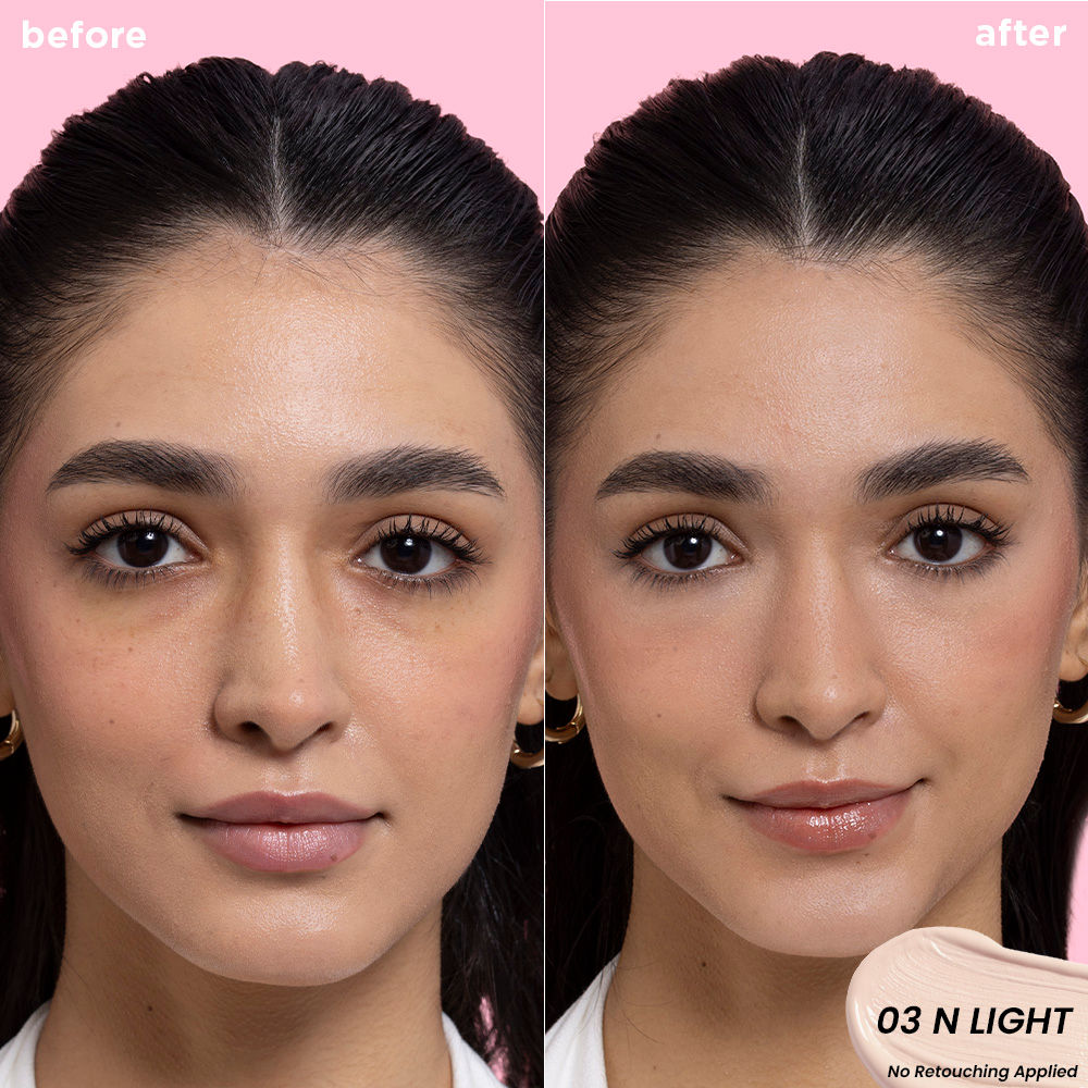 Nykaa Undercover Multi-Use Full Coverage Concealer-Hyaluronic Acid & Niacinamide 3ml 02P Cool
