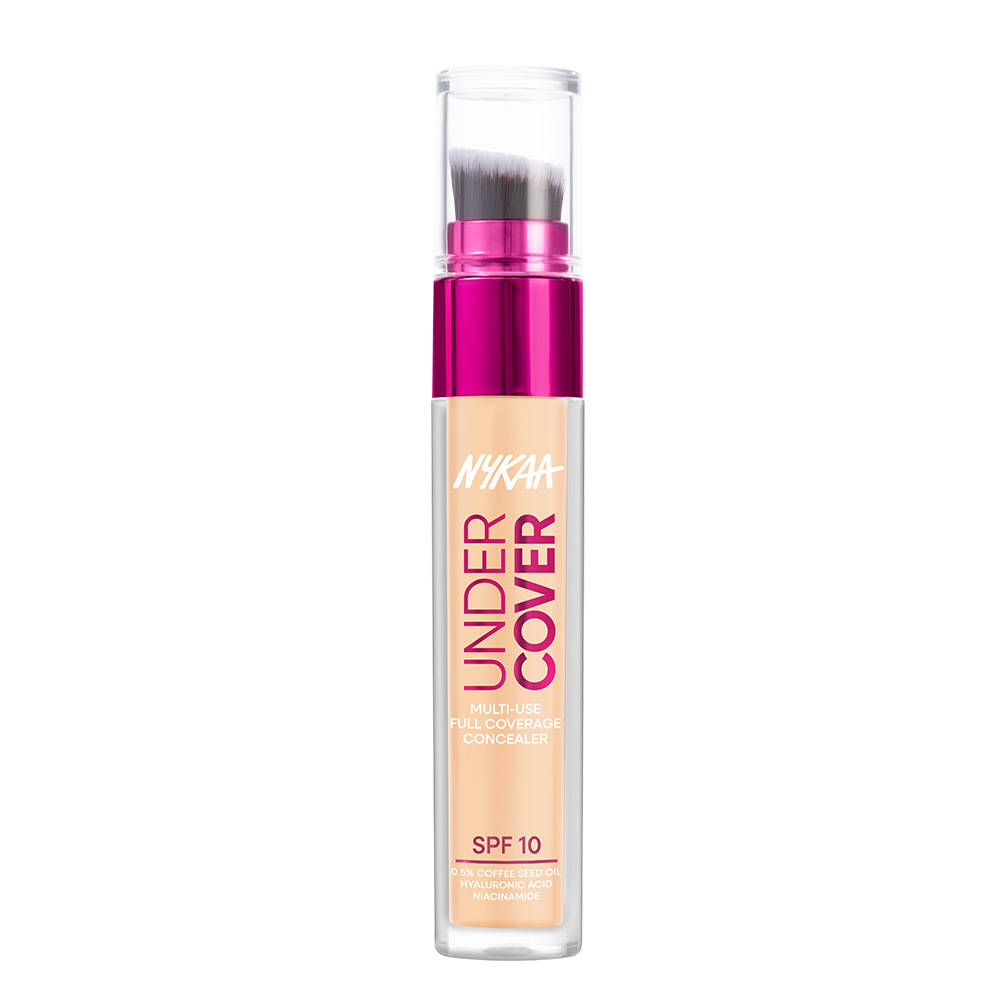 Nykaa Undercover Multi-Use Full Coverage Concealer With Hyaluronic Acid & Niacinamide