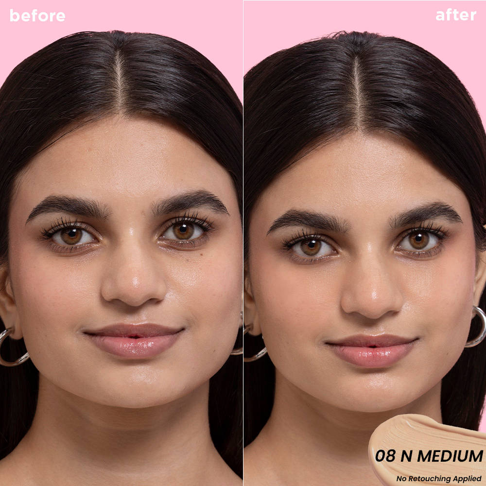 Nykaa Undercover Multi-Use Full Coverage Concealer With Hyaluronic Acid & Niacinamide