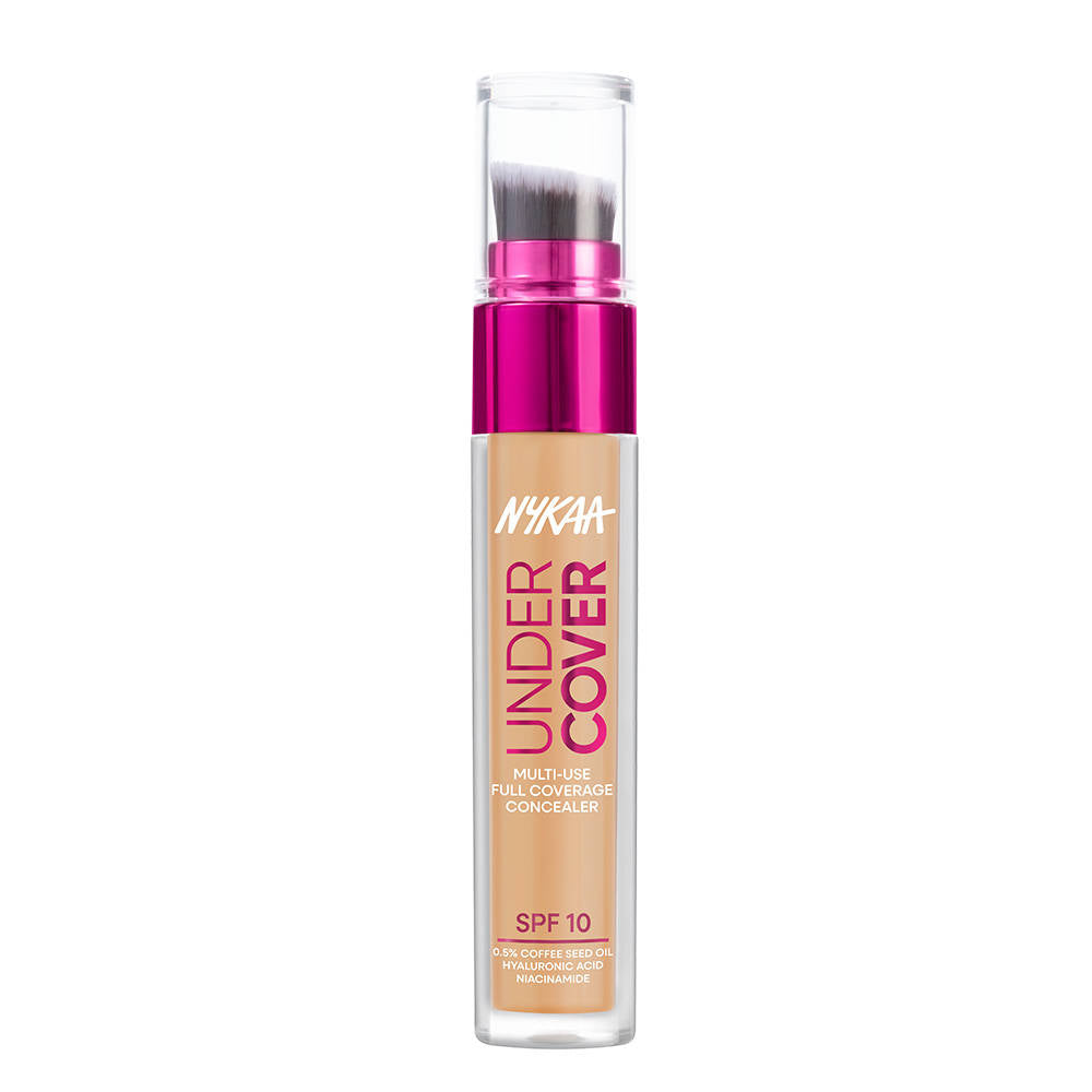 Nykaa Undercover Multi-Use Full Coverage Concealer With Hyaluronic Acid & Niacinamide