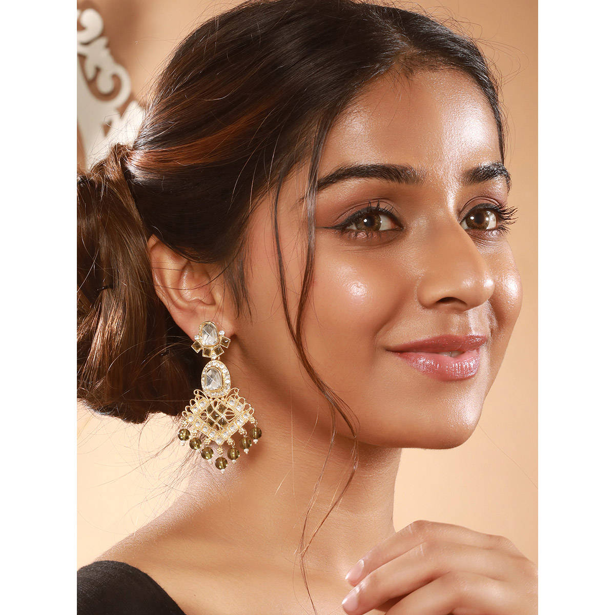 Aatmana Silver Plated Half Hoop Earrings (Pack of 2)