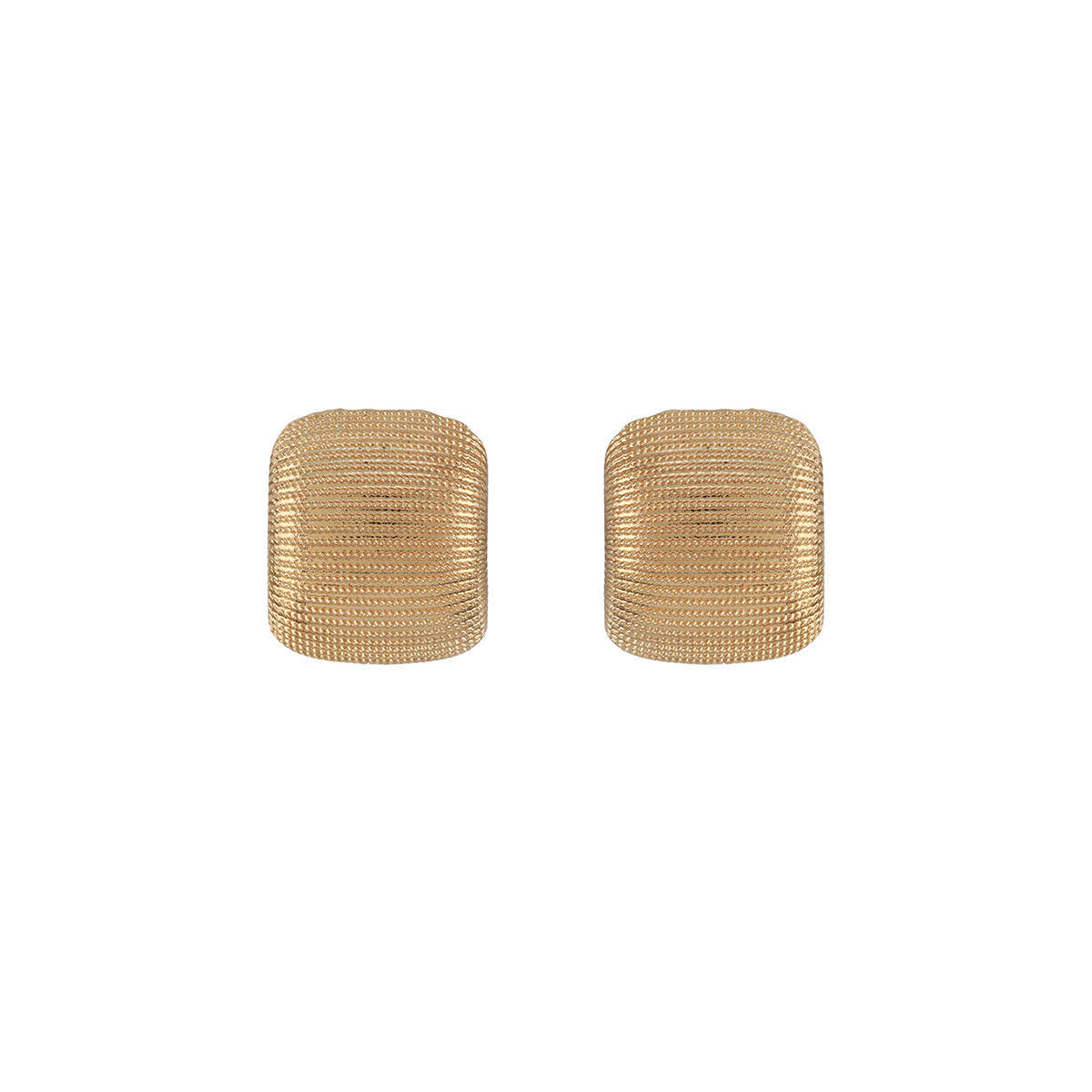 Aatmana Gold and Silver Plated Stud Earrings (Pack of 2)