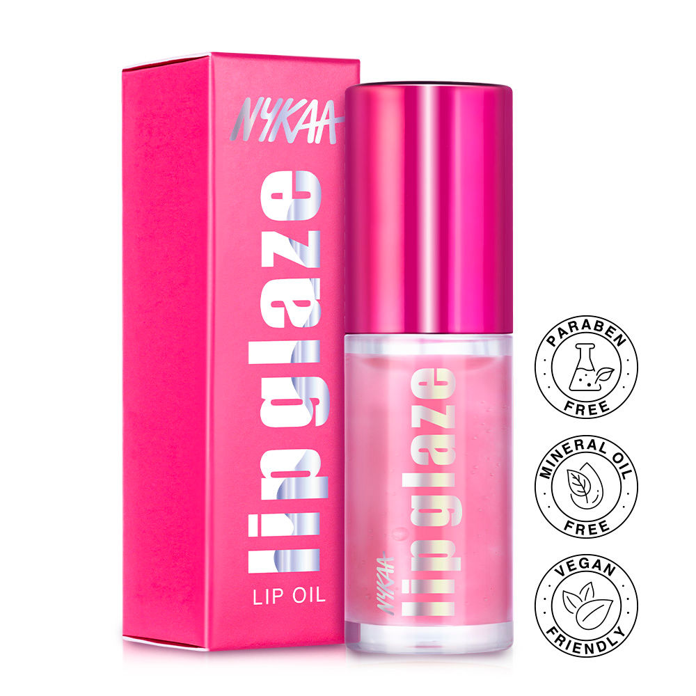 Nykaa Lip Glaze High Shine and Pigment Lip Gloss Oil Lip Glaze - Jelly Jam