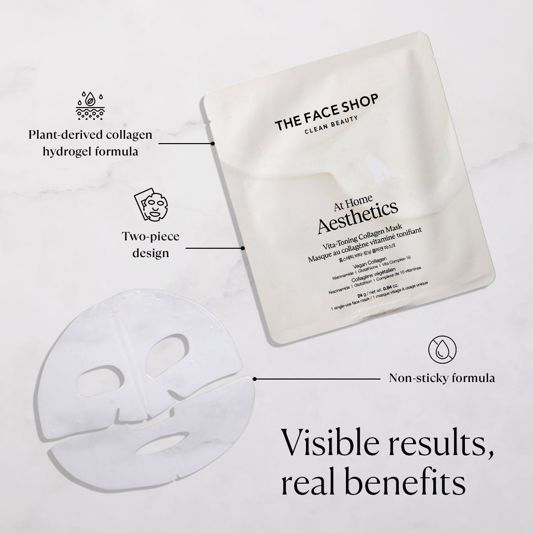 Affiliate Vita-Toning Collagen Face Mask With Glutathione & Hyaluronic Acid (24g)