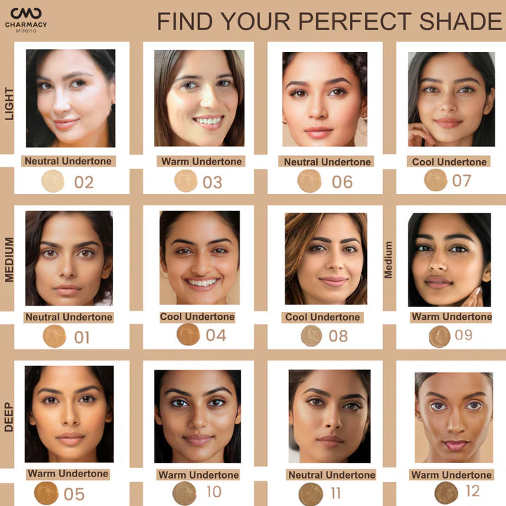 Charmacy Milano - Matte foundation (30ML)