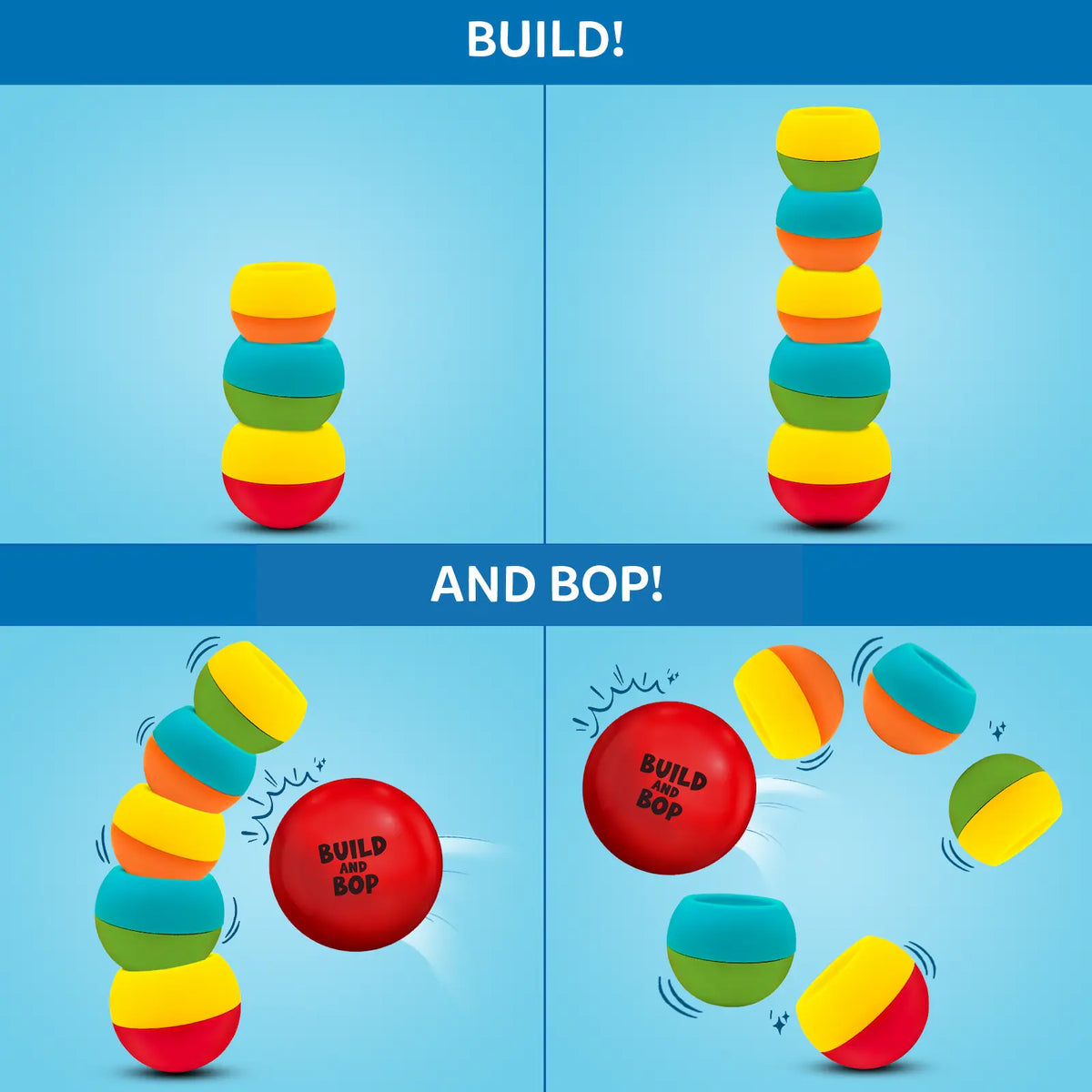 Skillmatics Link, Pop & Bop Trio (9 months-4 years)