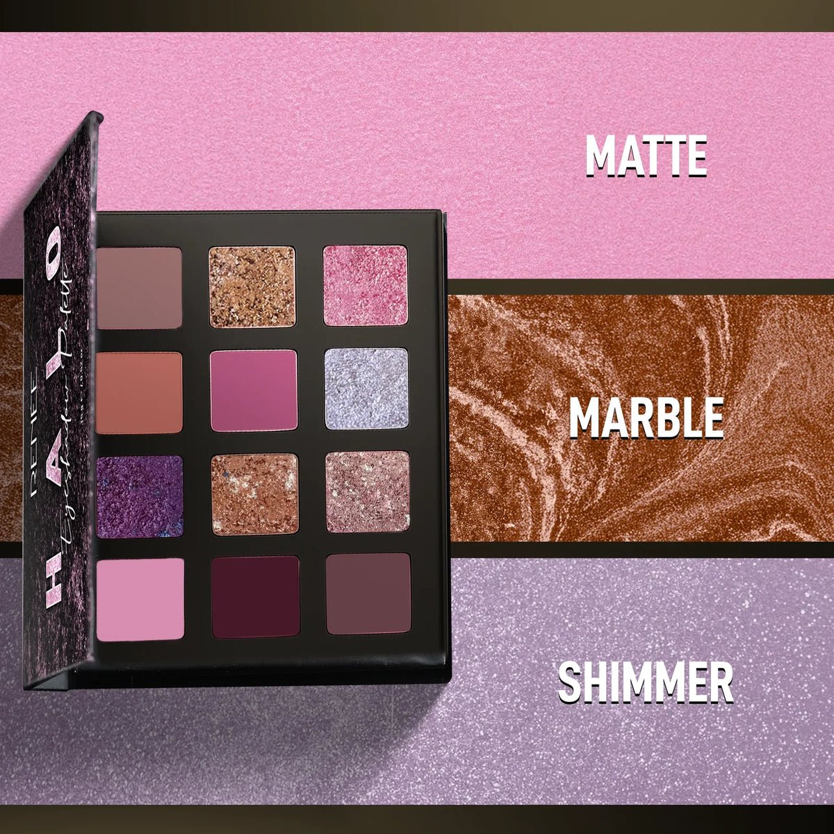 RENEE HALO Eyeshadow Palette 15g Pink