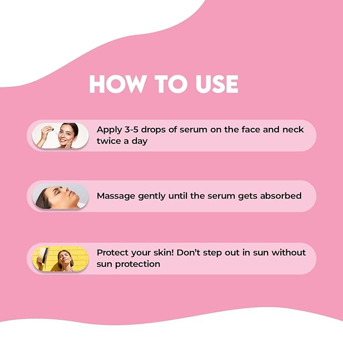 Jovees Herbal 2% Alpha Arbutin Pigmentation Cure Serum With 1% Kojic Acid, Cica Extract & Vitamin B3 | Reduces Blemishes & Improves Skin Texture | Brightens Ski