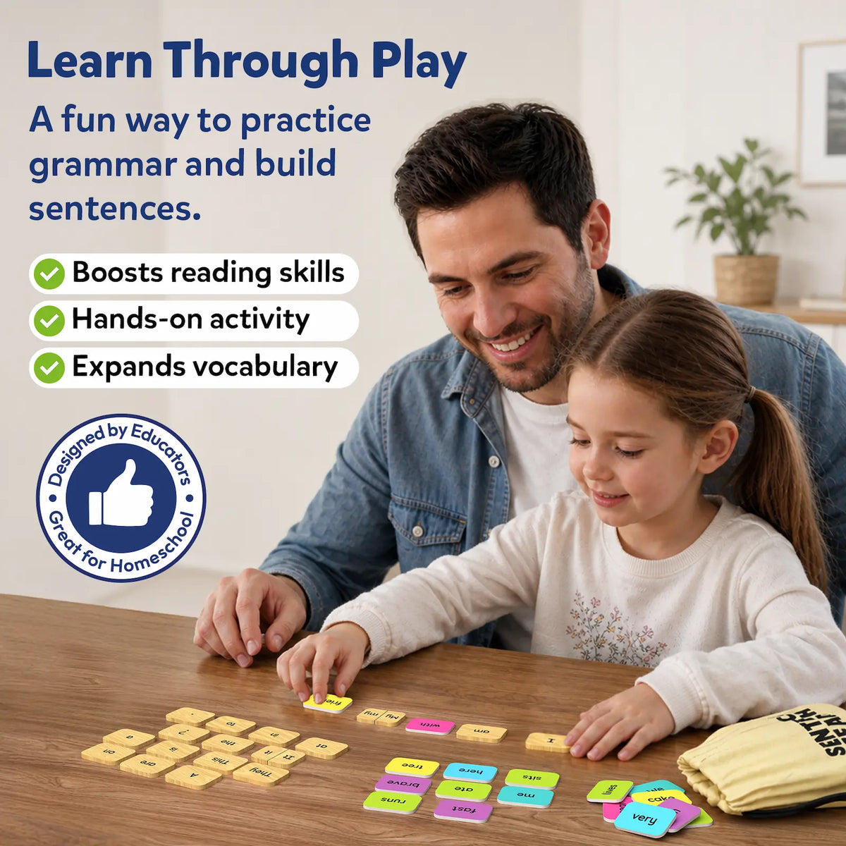 Skillmatics Sentence Search | Sentence Building Activity (ages 5-8)