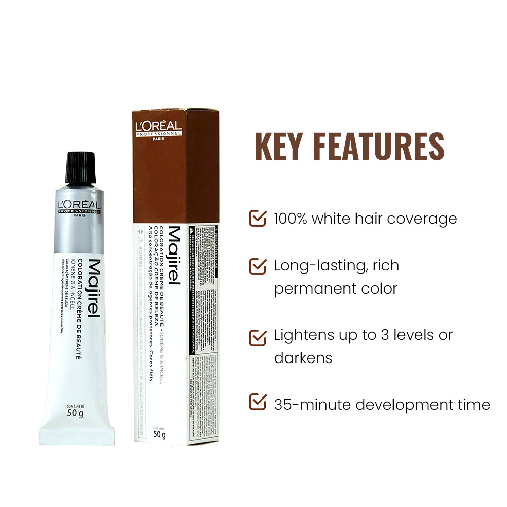 Loreal Professionnel Loreal Majirel 8.34 Light Blonde With Copper Gold 50g