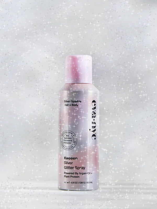 Kweeen Silver Glitter Spray 183 ML