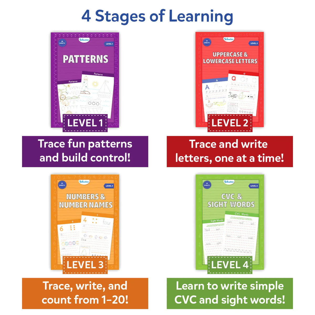 Skillmatics Growing Life Skills Bundle (ages 3-8)
