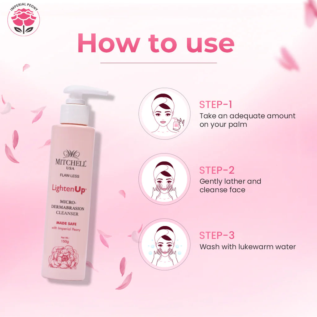 Mitchell - FLAW-less LightenUp Mirco Dermabrasion Cleanser (150g)