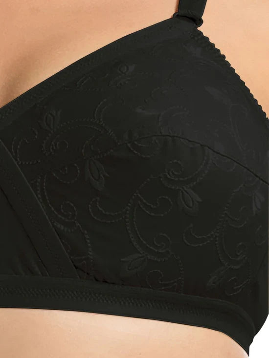 SONARI Unique Chikankari Bra 34(C) / BLACK
