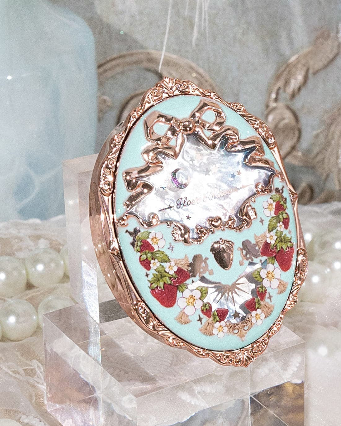 Flower Knows Strawberry Rococo Series Embossed Blush 01 Angel Sanson