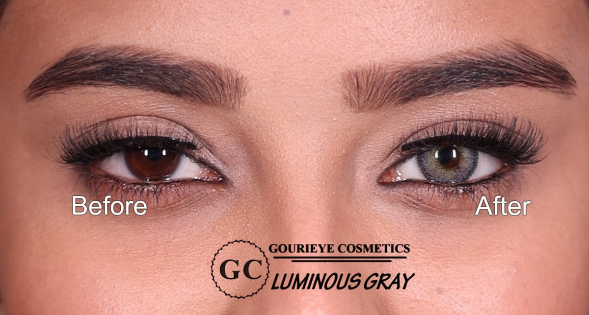 Gouri Cosmetics Premium Color Contact Lenses 5 Pair BRIDAL BROWN