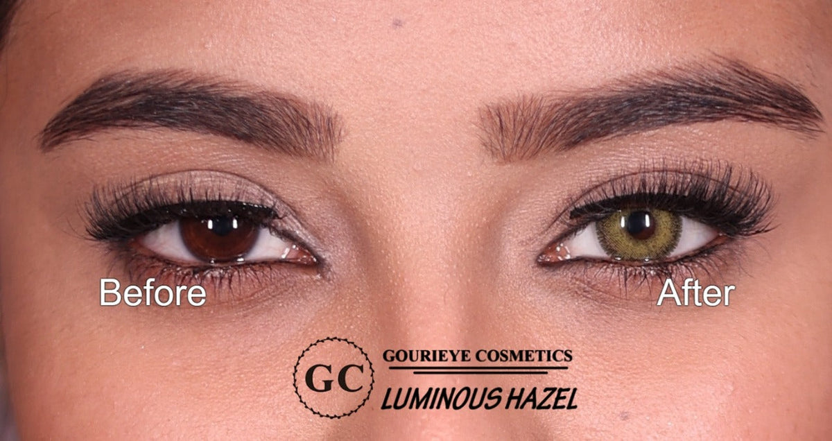 Gouri Cosmetics Premium Color Contact Lenses 5 Pair BRIDAL BROWN
