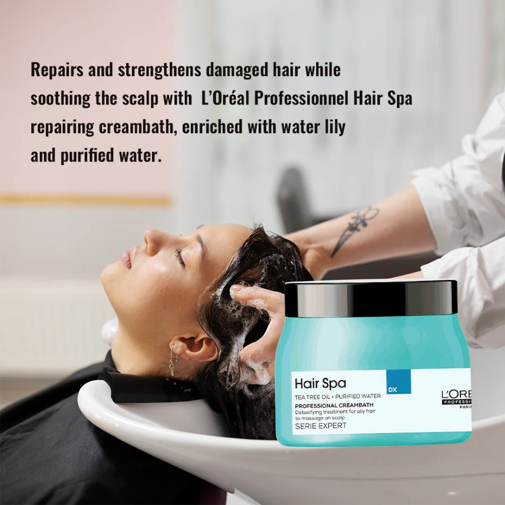 Loreal Professionnel Loreal Paris Professionnel Hair Spa Detox Creambath (490 G)