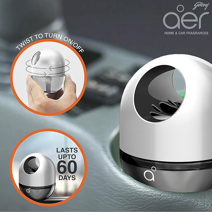 Godrej aer Twist Gel Car Air Freshener Musk After Smoke 45g