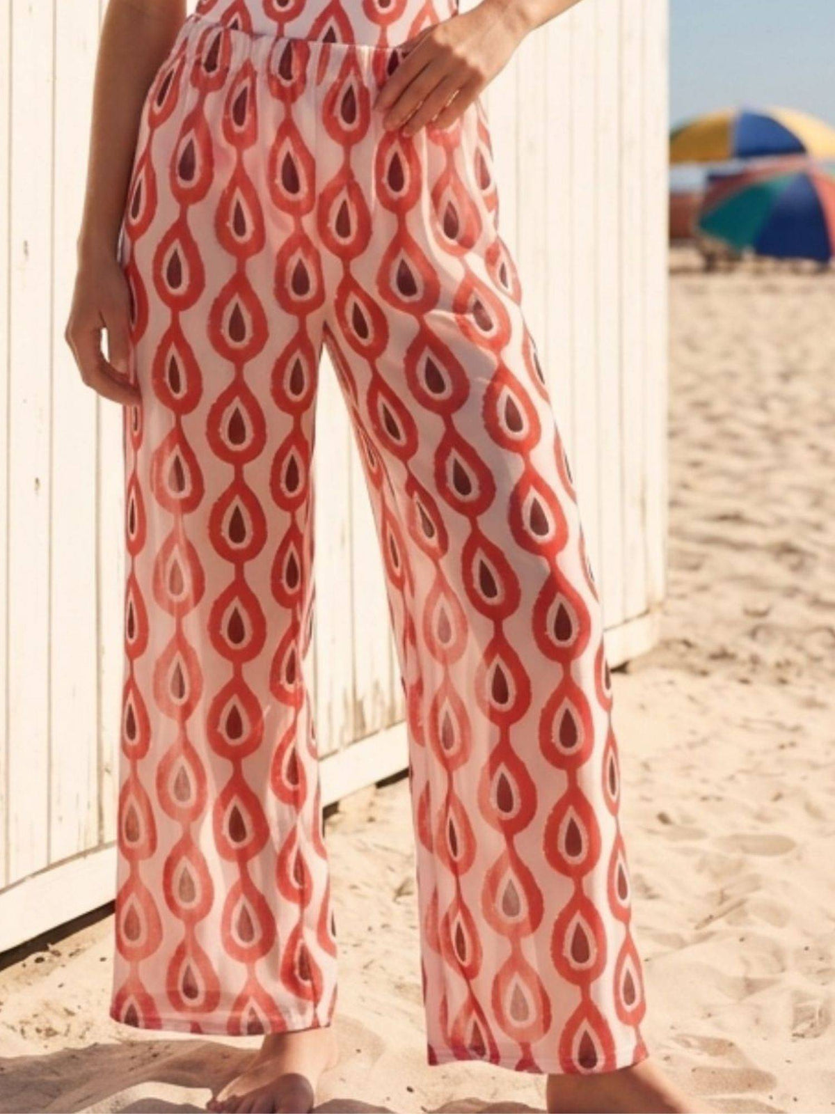 Addery Boho Ikat Beach Cover-Up Pant (M) · M