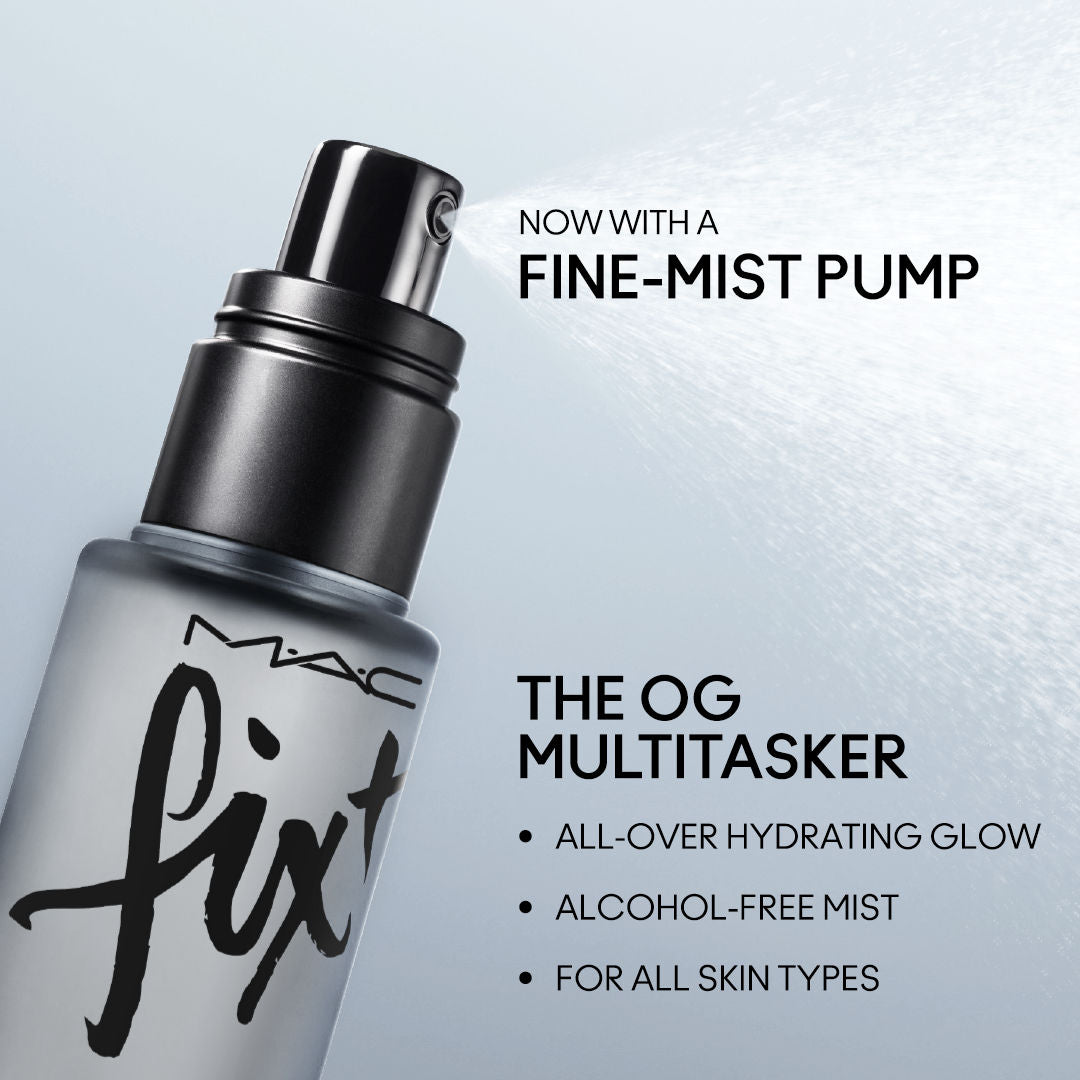 M.A.C Prep + Prime Fix+ (Alcohol Free) Setting Spray - Original (Makeup Fixer) With Green Tea (100ml)