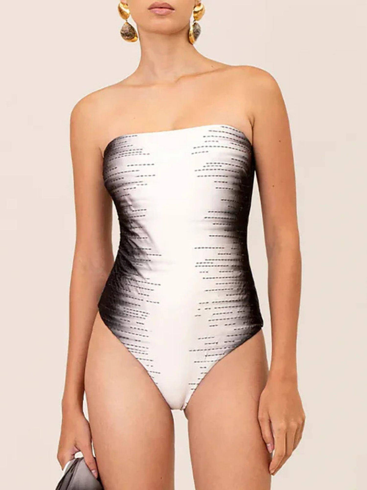 Addery Midnight Fade Strapless Monokini (S) · S