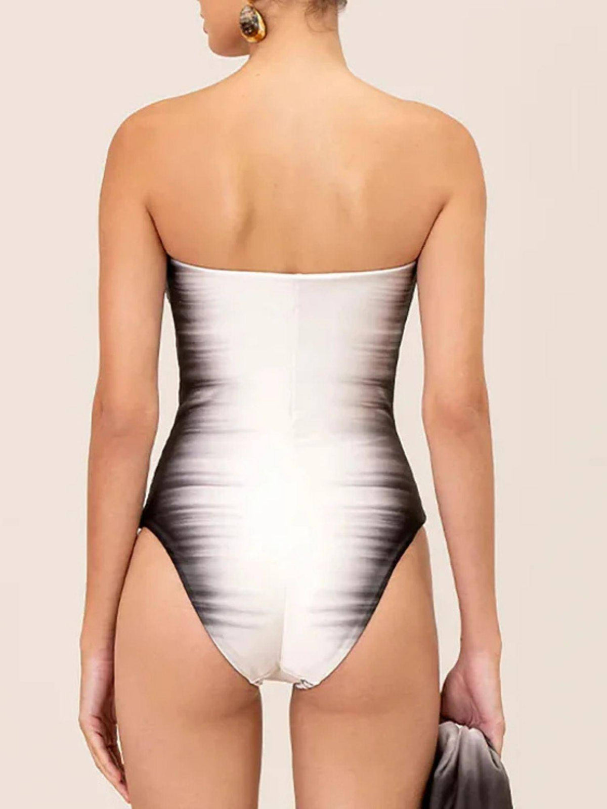 Addery Midnight Fade Strapless Monokini and Sarong (S) · S