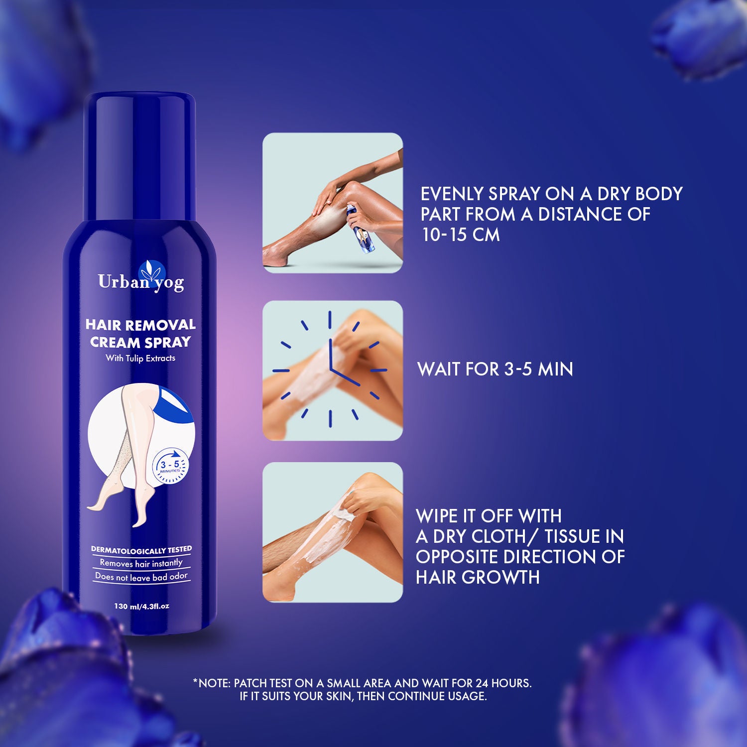 UrbanYog Hair Removal Cream Spray For Women (200ml)