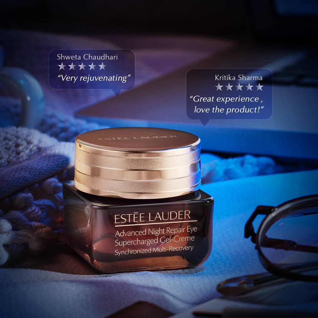 Estee Lauder Advanced Night Repair Eye Supercharged Gel Creme With Caffeine for Dark Circles (15ml)