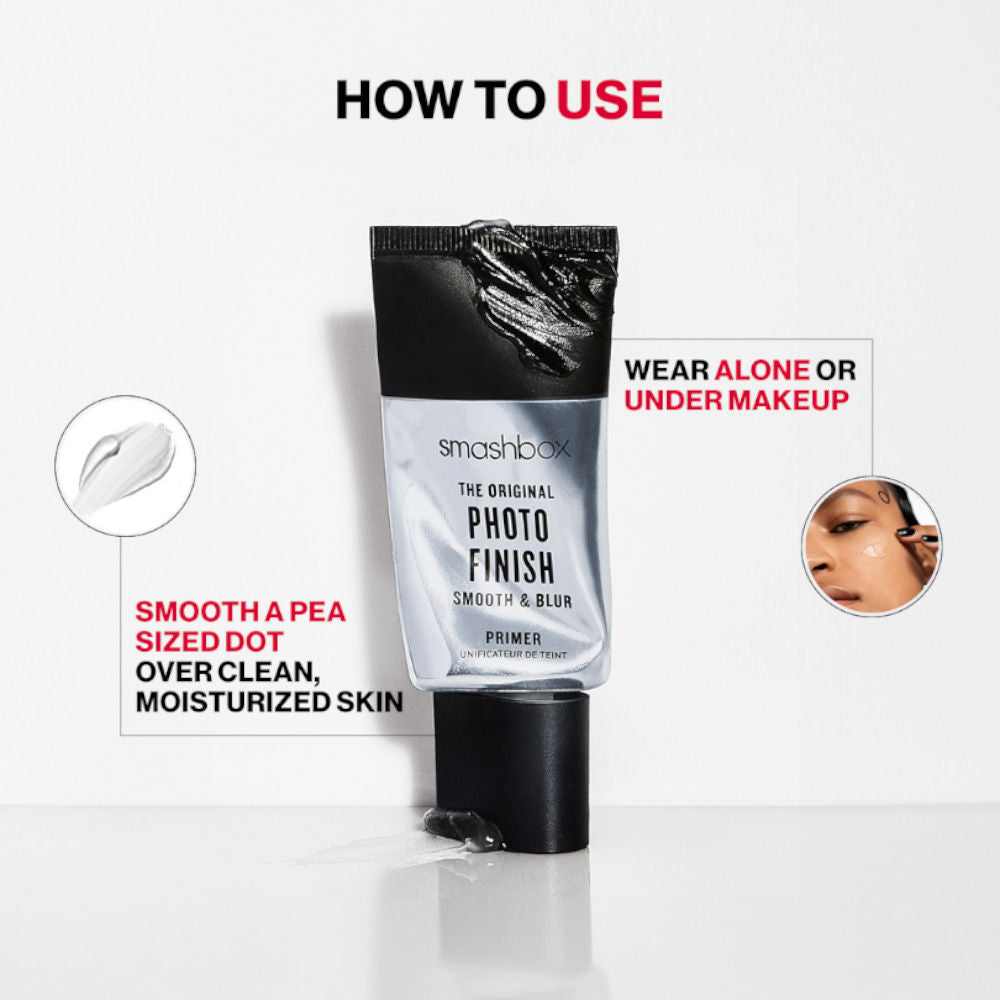 Smashbox The Original Photo Finish Smooth & Blur Primer with Vitamin A & E - Travel Size (10ml)