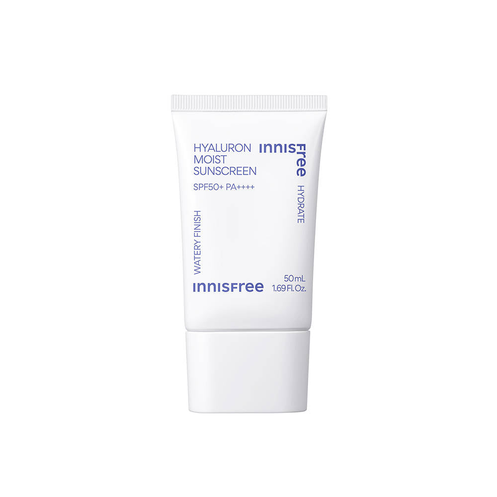 Innisfree Hyaluron Moist Sunscreen SPF 50+ PA++++, No White Cast, Watery Finish