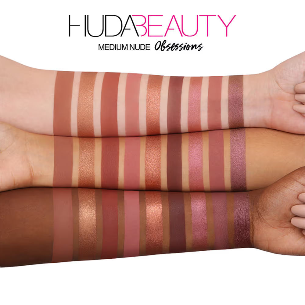 Huda Beauty Nude Obsessions Mini Eyeshadow Palette - Medium (9.9g)