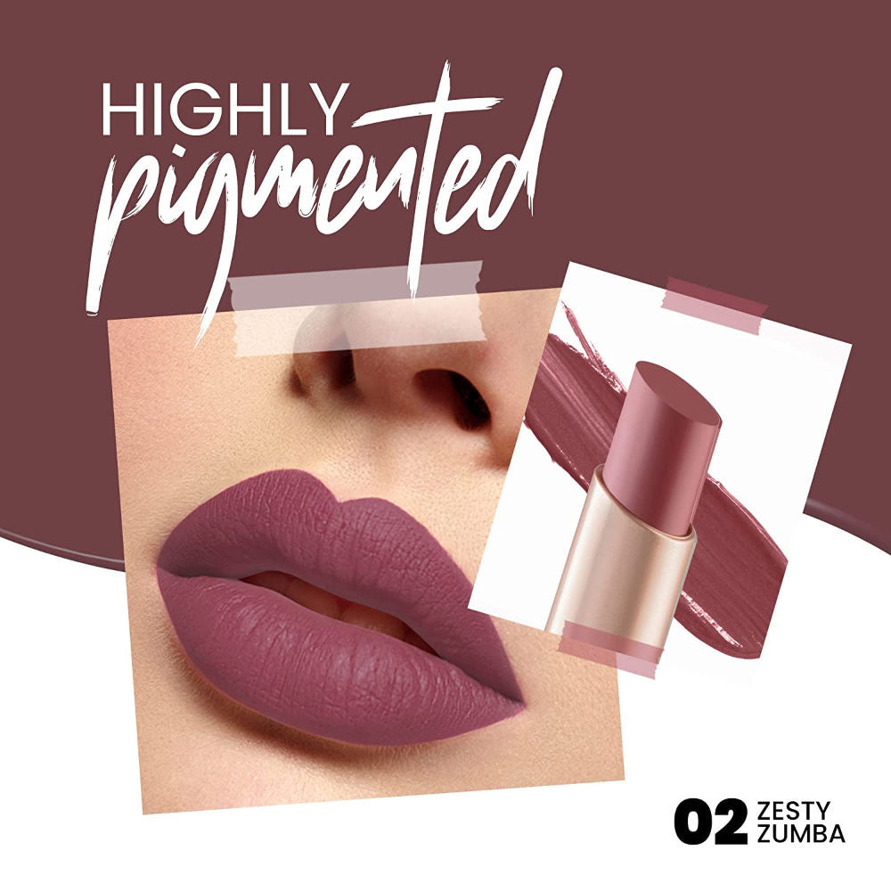 MARS Creamy Matte Lipstick 02-Zesty Zumba (3.2g)