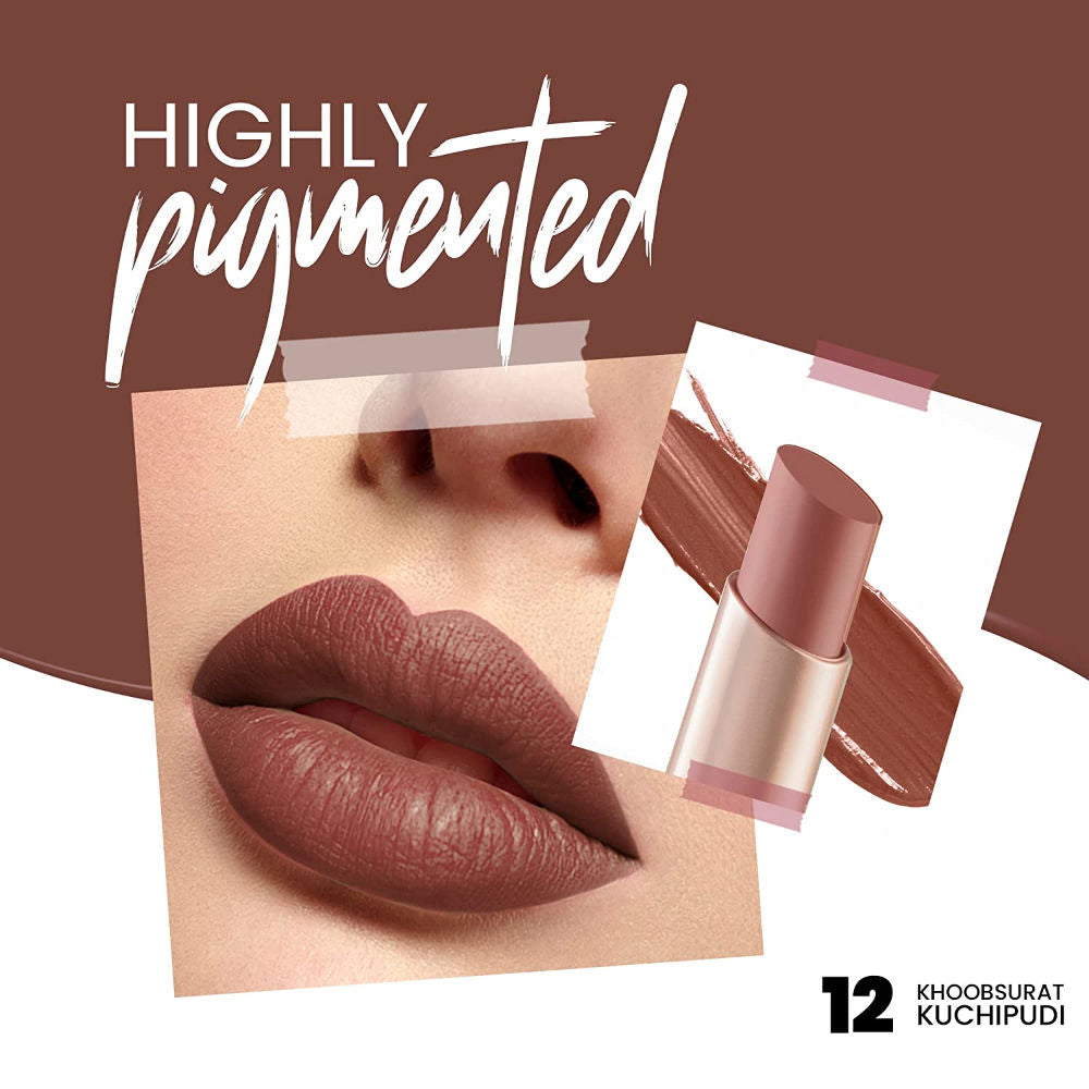 MARS Creamy Matte Lipstick 12-Khoobsurat Kuchipudi (3.2 g)