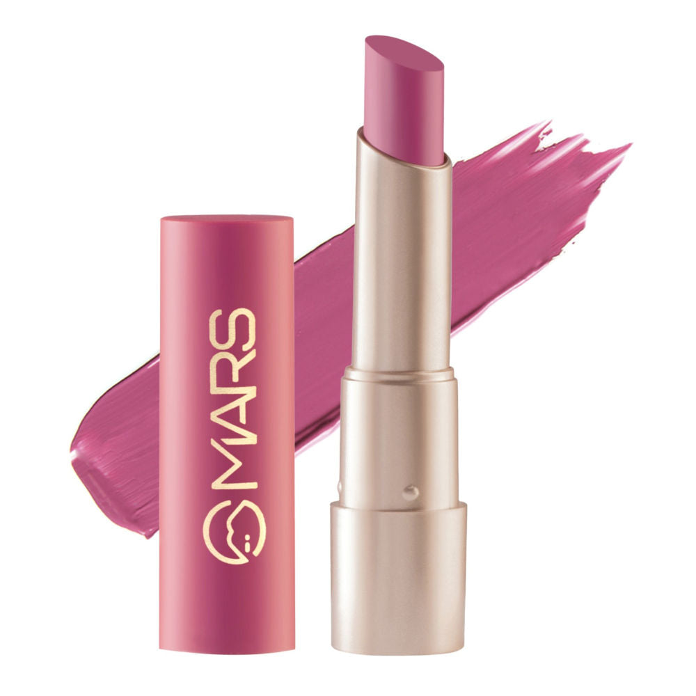 MARS Creamy Matte Lipstick 18-Gulabi Garba (3.2 g)