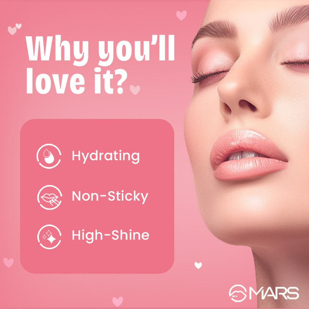 MARS Candylicious Sheer Lip Gloss 02-TUTTI FROOTI (4ml)