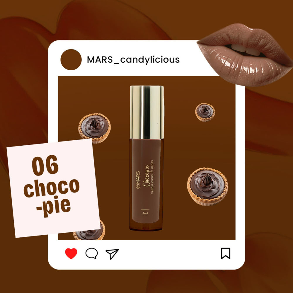 MARS Candylicious Sheer Lip Gloss 06-CHOCOPIE (4ml)