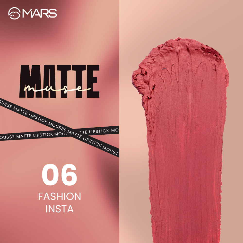 MARS Matte Muse Lipstick - 06 FASHION INSTA (3ml)