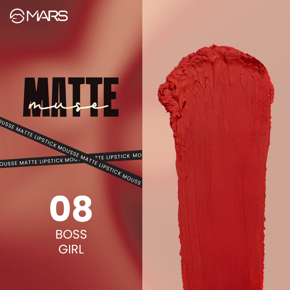 MARS Matte Muse Lipstick - 08 BOSS GIRL (3ml)